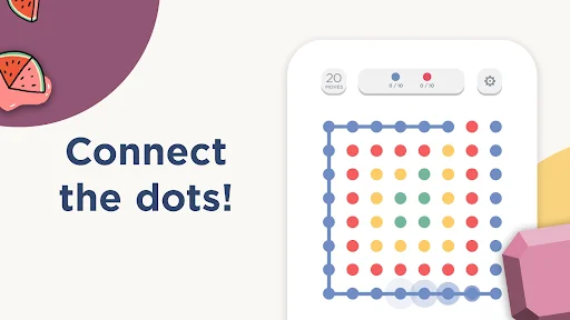 Two Dots ڈاؤن لوڈ کریں – رنگین ڈاٹس ملائیں اور دلچسپ پہیلیاں حل کریں - Screenshot 3