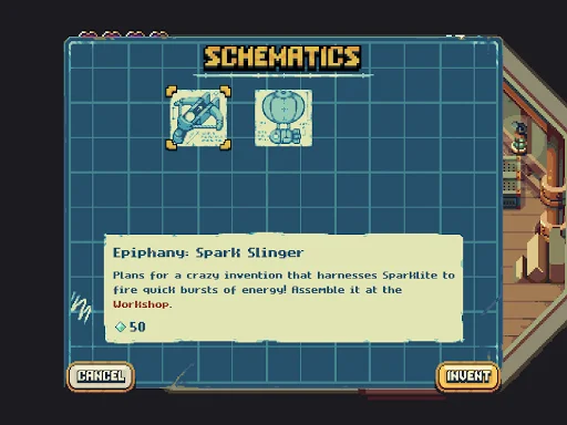 Sparklite ڈاؤن لوڈ کریں – ایک بہترین ایکشن ایڈونچر گیم - Screenshot 10