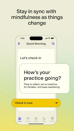 Happier Meditation ڈاؤن لوڈ کریں – ذہنی سکون اور مراقبہ کے لیے بہترین ایپ - Screenshot 5