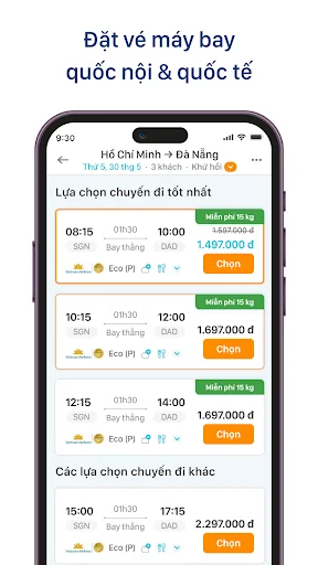 iVIVU.com ڈاؤن لوڈ کریں – ہوٹل، فلائٹ اور ٹرانسفر کے بہترین ڈیلز - Screenshot 3