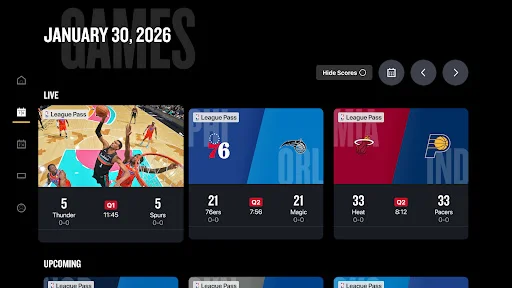 NBA: Live Games & Scores ڈاؤن لوڈ کریں – براہ راست NBA میچز دیکھیں - Screenshot 23